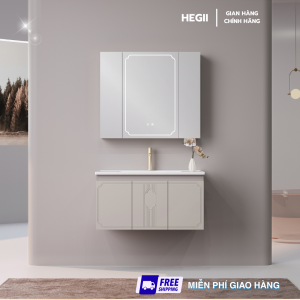 BỘ TỦ CHẬU RỬA MẶT HEGII LUXURY L100 SERIES (TREO TƯỜNG CAO CẤP)