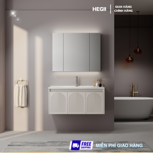 BỘ TỦ CHẬU RỬA MẶT HEGII ARCH A100 SERIES (TREO TƯỜNG PHONG CÁCH LUXURY)