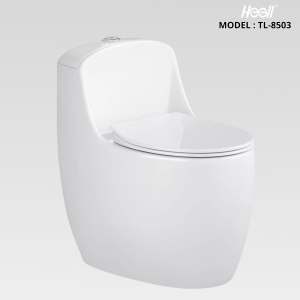 Bồn Cầu Một Khối TL-8503 – Đường Cong Mềm Mại, Nâng Tầm Không Gian Sống