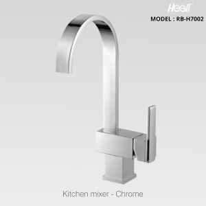 Vòi Rửa Bát Cần Mềm HEGll RB-H7002 Mạ Chrome – Trải Nghiệm Bếp Chuyên Nghiệp Tại Gia