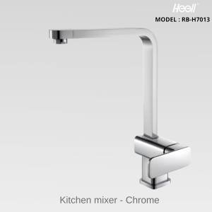 Vòi Rửa Bát HEGll RB-H7013 Mạ Chrome – Kiệt Tác Hình Khối Cho Gian Bếp Đương Đại