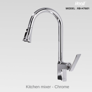 Vòi Rửa Bát HEGll RB-H7601 Mạ Chrome – Trải Nghiệm Bếp Chuyên Nghiệp Tại Gia