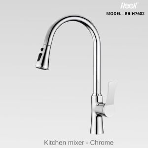 Vòi Rửa Bát HEGll RB-H7602 Mạ Chrome – Trải Nghiệm Bếp Chuyên Nghiệp Tại Gia