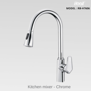 Vòi Rửa Bát HEGll RB-H7606 Mạ Chrome – Trải Nghiệm Bếp Chuyên Nghiệp Tại Gia