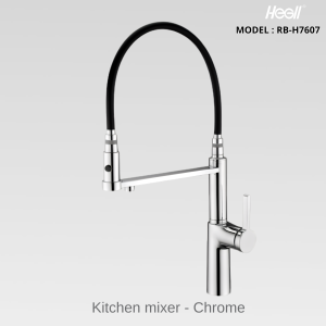 Vòi Rửa Bát Cần Mềm HEGll RB-H7607 Mạ Chrome – Trải Nghiệm Bếp Chuyên Nghiệp Tại Gia