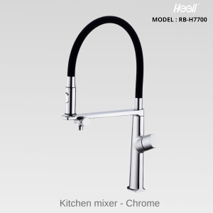 Vòi Rửa Bát Cần Mềm HEGll RB-H7700 Mạ Chrome – Trải Nghiệm Bếp Chuyên Nghiệp Tại Gia