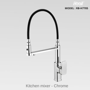 Vòi Rửa Bát Cần Mềm HEGll RB-H7705 Mạ Chrome – Trải Nghiệm Bếp Chuyên Nghiệp Tại Gia
