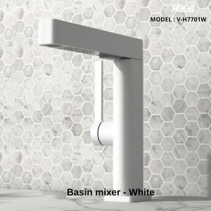 Vòi Lavabo Nóng Lạnh HEGll V-H7701W– Thiết Kế Hiện Đại, Đẳng Cấp Thượng Lưu
